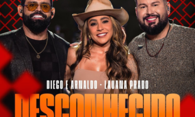 Diego e Arnaldo e Lauana Prado lançam o single “Desconhecido”