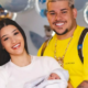 Em meio a polêmicas com Buarque, Bia Miranda celebra 3 meses do filho