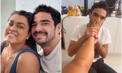 Em meio a tratamento contra cancer Preta Gil recebe beijo