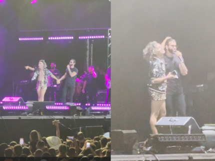 Em show de GL, fã sobe no palco, dança Joelma e faz apelo a Carlinhos para entrar no Rancho 31 Em show de GL, fã sobe no palco, dança Joelma e faz apelo a Carlinhos para entrar no Rancho