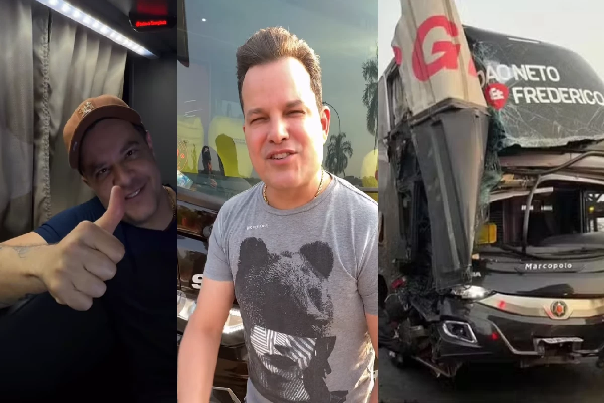Esse foi o vídeo que João Neto e Frederico gravaram pouco antes de sofrerem acidente de ônibus em MG 31 Esse foi o video que Joao Neto e Frederico gravaram
