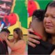 Fenomeno em Paris Gabrielzinho reencontra a mae no Domingao e