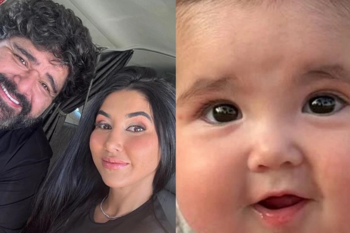 Filha de Fabiano Menotti completa cinco meses e a esposa do cantor encanta fãs com fotos: ‘Muito linda’ 33 Filha de Fabiano Menotti completa cinco meses e a esposa