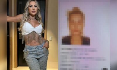 Foto do registro de Deolane Bezerra no sistema carcerario de