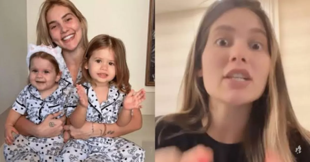 Gravida Virginia Fonseca explica acidente domestico envolvendo Maria Flor