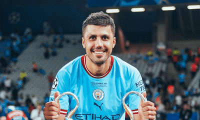 Guardiola confirma Rodri esta fora da temporada por lesao