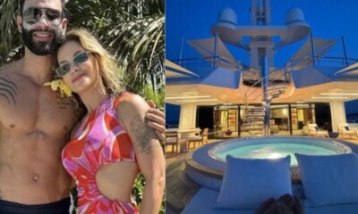 Gusttavo Lima celebra aniversario com luxo iate de R 12
