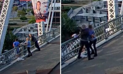 Heroi Cantor famoso interrompe gravacao de clipe e salva mulher