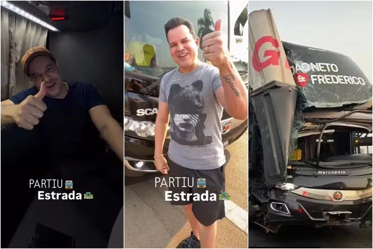 Joao Neto amp Frederico fizeram post de dentro do onibus