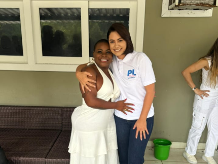 Jojo Todynho se encontra com Michelle Bolsonaro em evento de partido no Rio 31 Reprodução