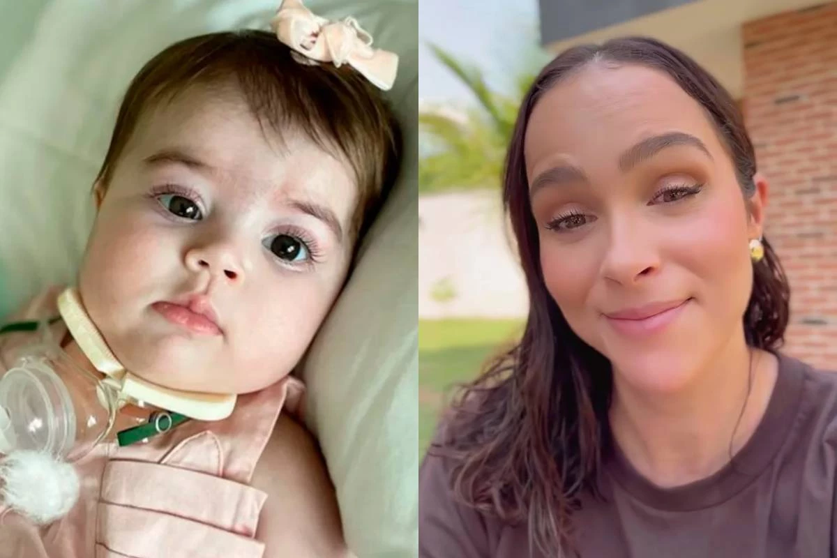 Letícia Cazarré fica perplexa com pedido feito pela filha Maria Guilhermina: ‘queria só um pouco de paz’ 31 Leticia Cazarre fica perplexa com pedido feito pela filha Maria