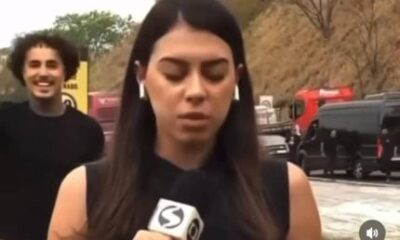 MC Livinho invade reportagem ao vivo sobre tragédia, faz dancinha e é criticado na web