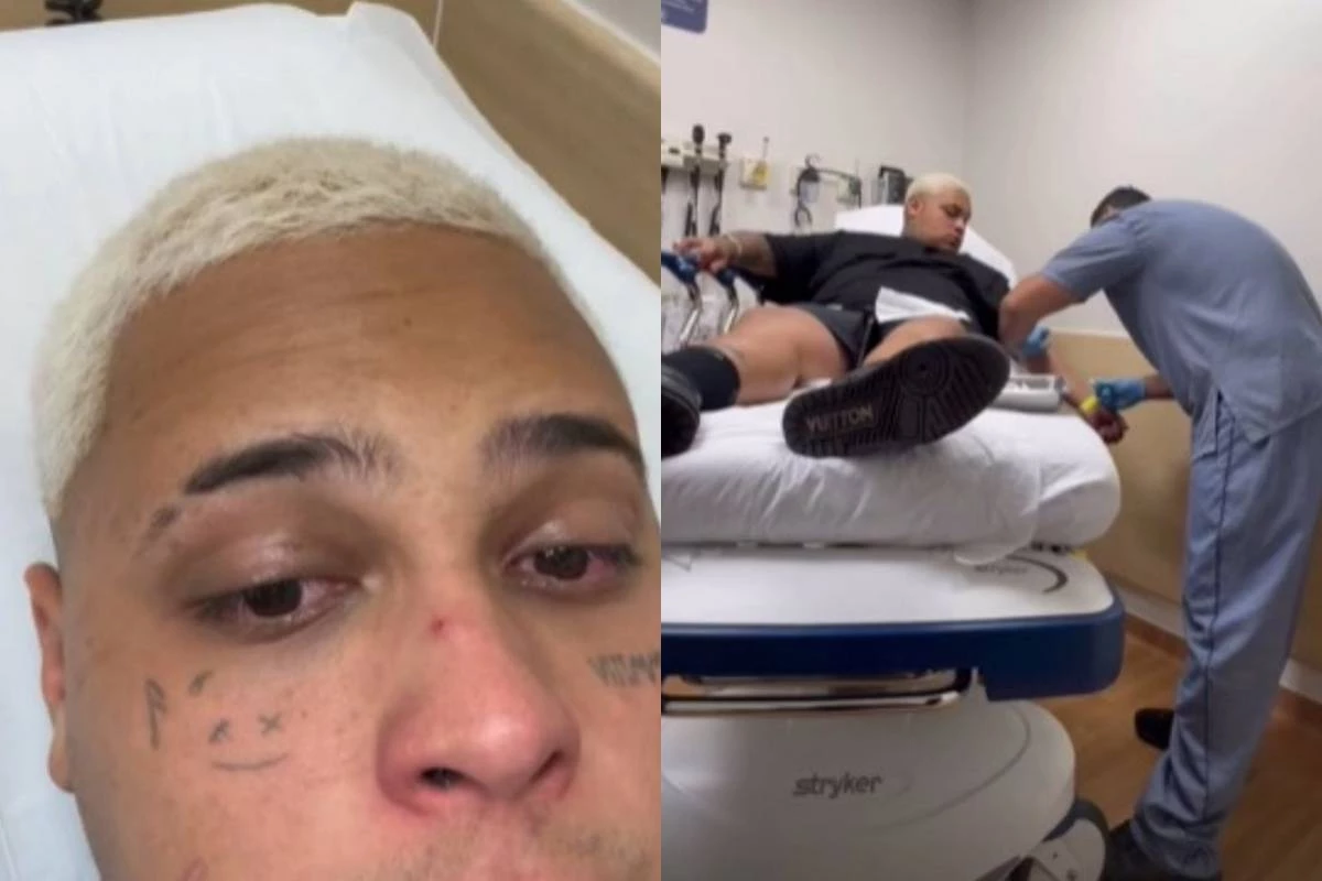 MC Ryan SP é internado às pressas na véspera de sua apresentação no Rock in Rio: ‘Parece que caiu uma parede na minha cara’ 31 MC Ryan SP e internado as pressas na vespera de