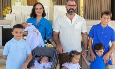 Mae de 6 Leticia Cazarre relata que cinco filhos estao