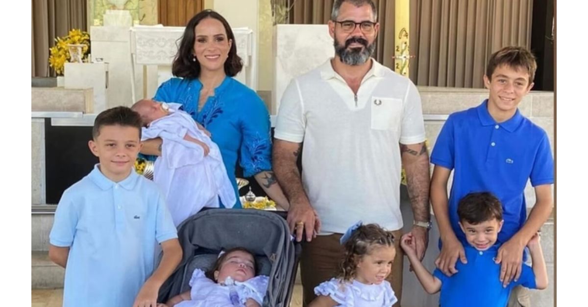 Mãe de 6, Letícia Cazarré relata que cinco filhos estão doentes 31 Mae de 6 Leticia Cazarre relata que cinco filhos estao