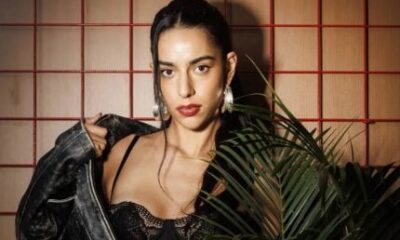 Marina Sena joga água contra mulher que a provocou em saída de show em São Paulo (Redes Sociais)