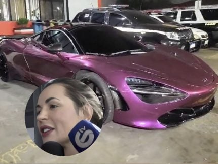 McLaren roxa vendida a Deolane Bezerra é apreendida novamente em São Paulo 31 McLaren roxa vendida a Deolane Bezerra é apreendida novamente em São Paulo