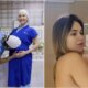 Menos de 24 horas depois do parto Virginia mostra como