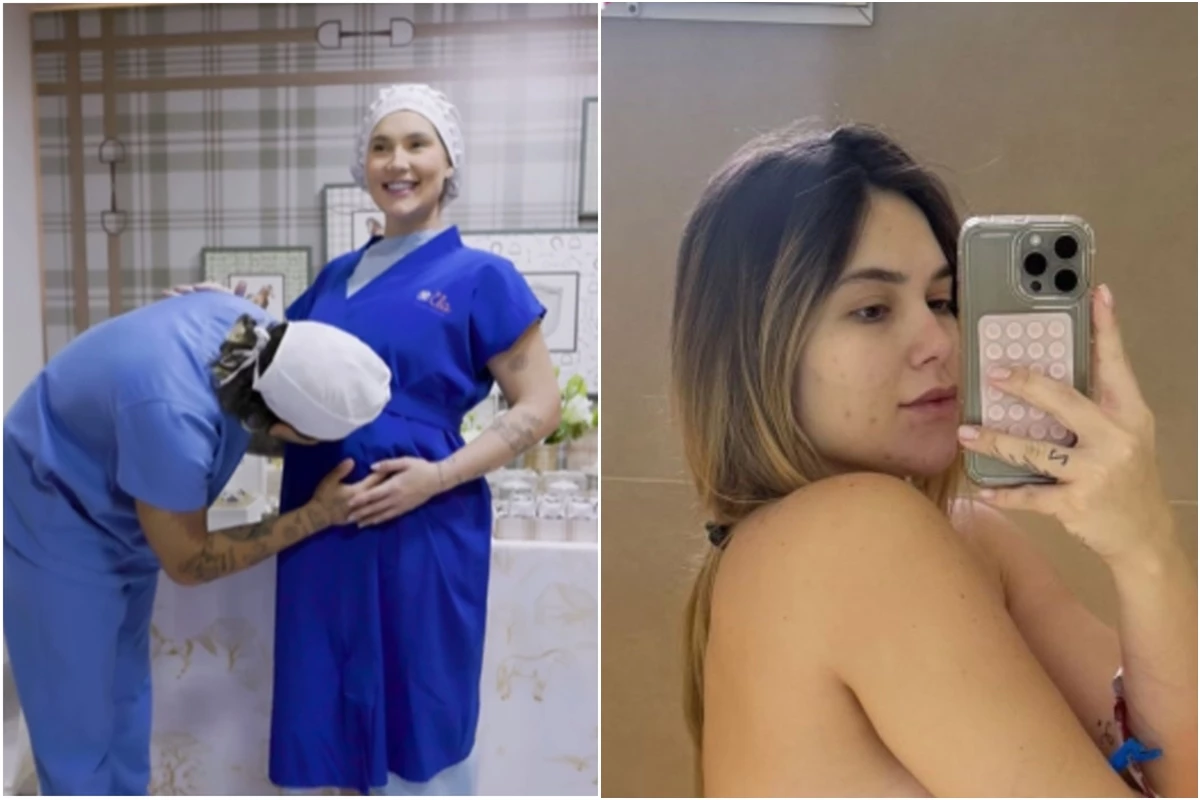 Menos de 24 horas depois do parto, Virginia mostra como está a barriga 33 Menos de 24 horas depois do parto Virginia mostra como