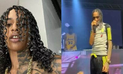 Oruam cospe no publico durante show e depois se explica