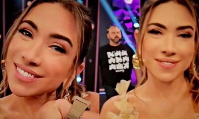 Patricia Abravanel emociona ao surgir com relogio que emite a