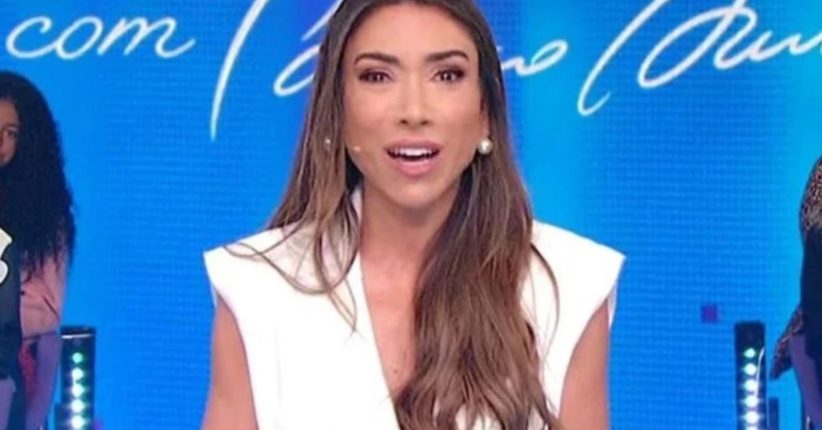 Patricia Abravanel se emociona e chora ao voltar para televisao