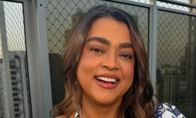 Preta Gil e paparicada por suposto affair em leito de