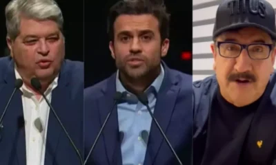 Ratinho ironiza e chama Datena e Marcal para brigarem