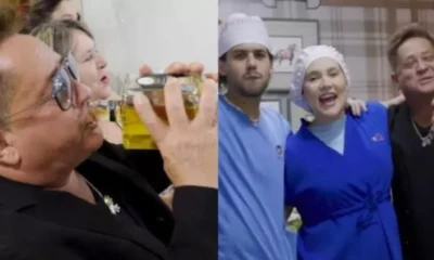 Reacao de Leonardo ao ver o nascimento do filho