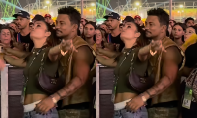 Sophie Charlotte e Xamã curtem mais um dia de Rock in Rio em clima de romance