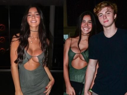 Veja quem é nova nora de Angélica que chamou a atenção na área vip do Rock in Rio 31 Benício, filho do meio de Angélica e Luciano Huck, está namorando a influenciadora Dua Guerra (Reprodução / Redes Sociais)