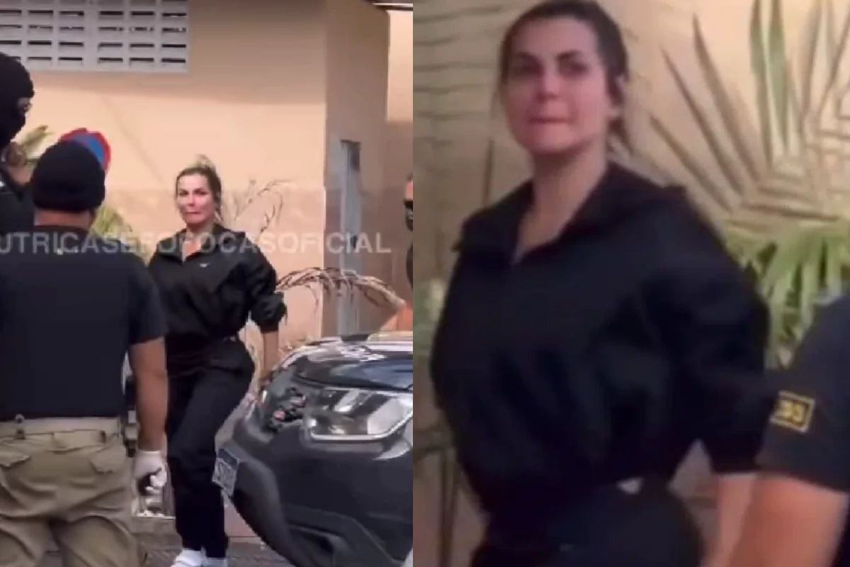 Vídeo mostra reação de Deolane na porta da cadeia ao ver fãs gritando seu nome 31 Video mostra reacao de Deolane na porta da cadeia ao