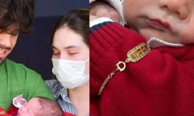 Virginia posa com filho nos bracos e encanta ao exibir