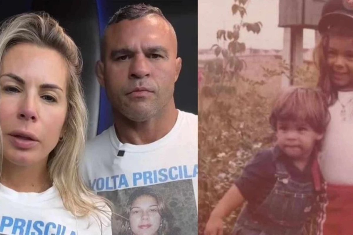 Vitor Belfort emociona ao relembrar fotos de Priscila ela desapareceu