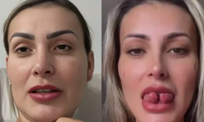internautas suspeitam que Andressa Urach esta possuida