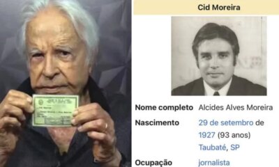 Alcides Moreira era o verdadeiro nome O dia que Cid