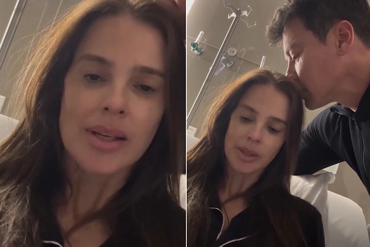 Após descoberta de nódulo e internação, Vera Viel desabafa e é amparada por Faro: ‘Entregamos nas mãos de Deus 31 Apos descoberta de nodulo e internacao Vera Viel desabafa e