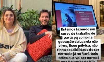 Após revelar insegurança, Viih Tube faz curso de trabalho de parto normal