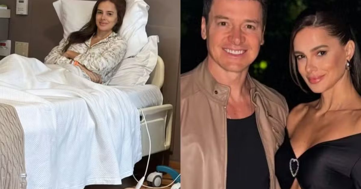Após ter passado por cirurgia, esposa de Rodrigo Faro, Vera Viel dá detalhes de como descobriu o tumor em sua coxa: 'Fé' 31 Apos ter passado por cirurgia esposa de Rodrigo Faro Vera