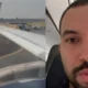 Aviao tem problema tecnico e Gil do Vigor se