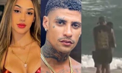 Bia Miranda e flagrada aos beijos com cantor famoso e