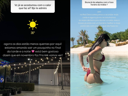 Bruna Biancardi conta como está adaptação após mudança para Arábia Saudita 31 Bruna Biancardi conta como está adaptação após mudança para Arábia Saudita