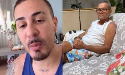 Carlinhos Maia revela receio do pai com os gastos do tratamento contra o câncer
