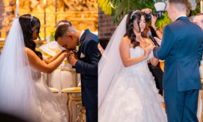 Casados! João Gomes e Ary Mirelle celebram o amor com um beijo após dizerem “sim”