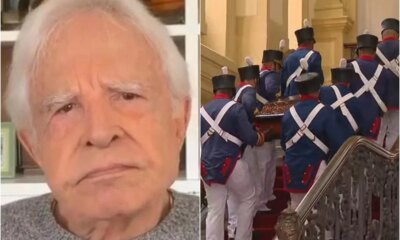 Cid Moreira recebe a mais bonita das homenagens em velorio
