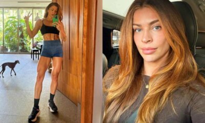 Com roupa de academia Grazi Massafera exibe shape ‘trincado na