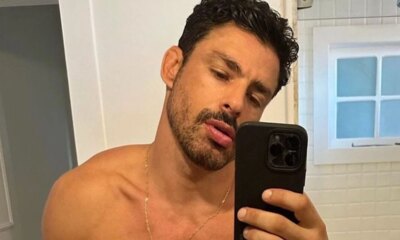 Foto de Caua Reymond como veio ao mundo cai na