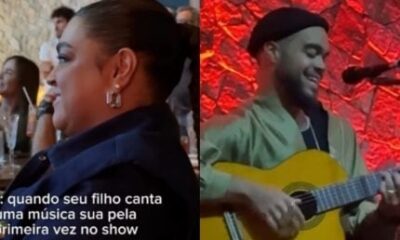 Francisco emociona Preta Gil ao cantar música dela, Sinais de Fogo, pela 1ª vez