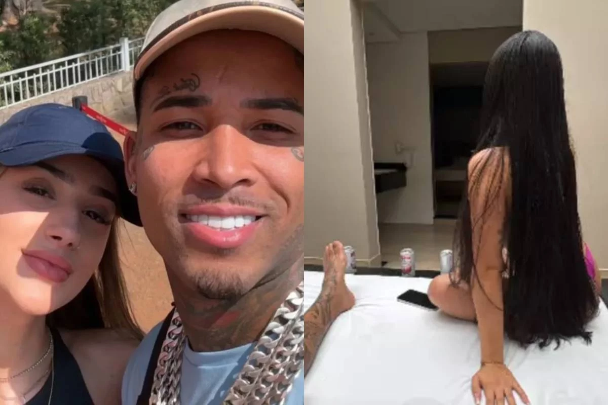 Gato Preto surge em cama de motel com morena, pouco após brigar com Bia Miranda e terminar o namoro com ela 31 Gato Preto surge em cama de motel com morena pouco