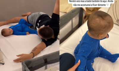 João Gomes e Ary levam filho de nove meses para a lua de mel: “Pais apegados”